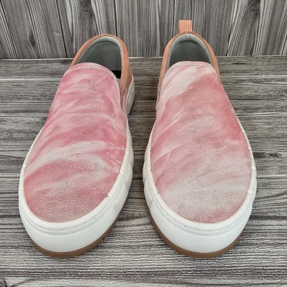 Karl Lagerfeld Paris Suede Slip On Sneakers Shoes-Pink Tie Dye - Men\'s Size 9NEW main image 7